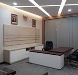 jasa desain interior kantor  interior kantor kuning